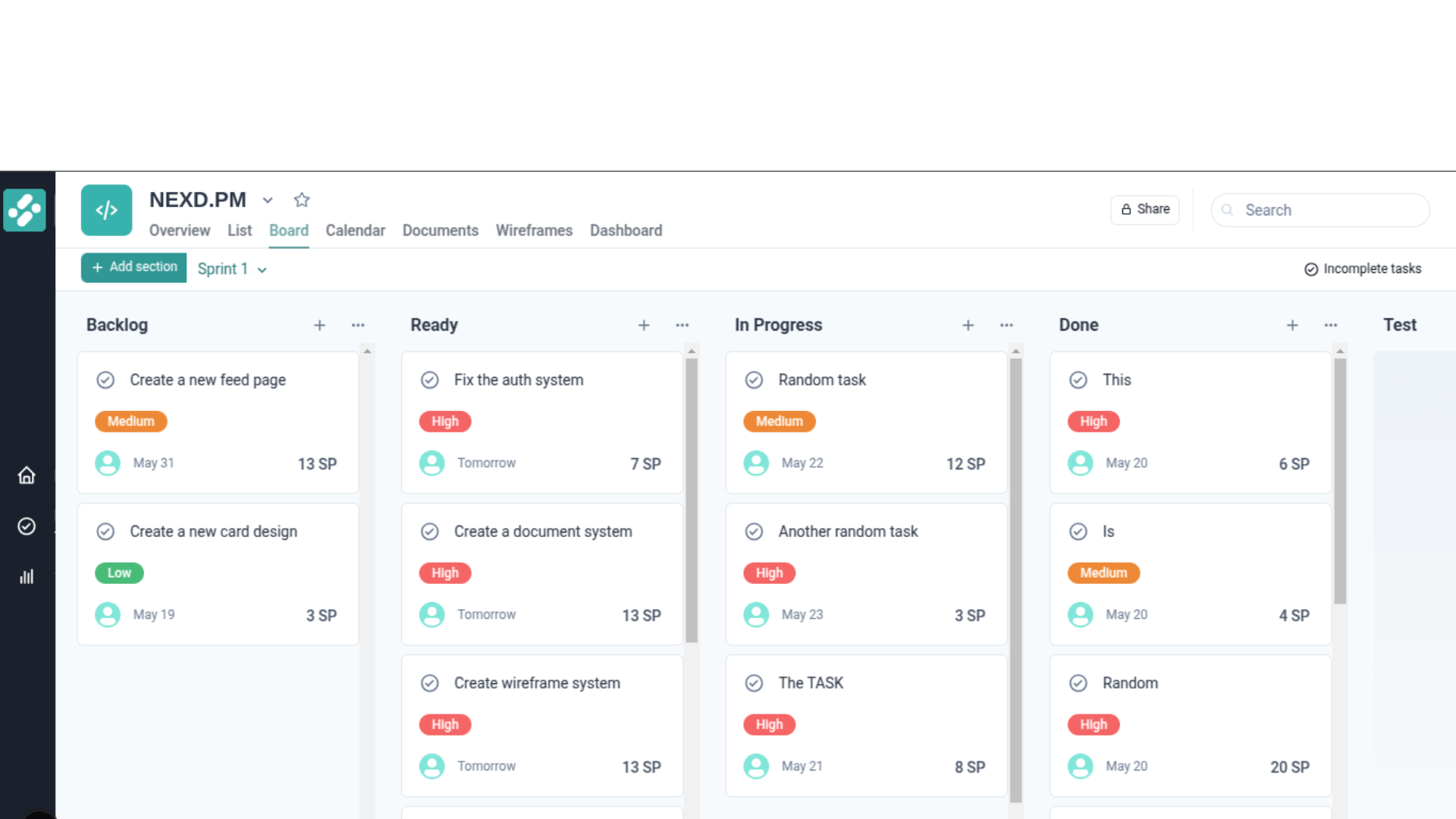  Kanban Board
